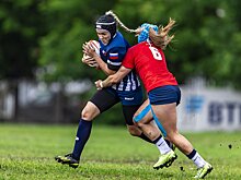 Сборная Москвы занесла 22 попытки команде Поволжья и выиграла 142:0 на женском ЧР по регби