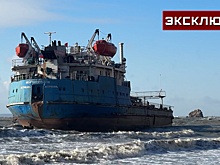 Опубликованы новые кадры с севшим на мель танкером «Волгонефть 239»