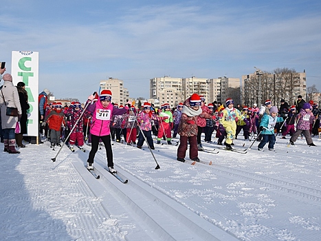 Порядка 3500 вологжан приняли участие в акции «Лыжня России -2018»