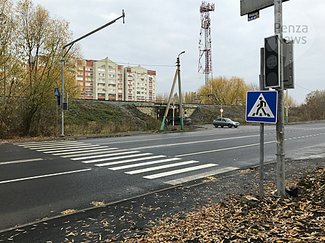 В Пензе на дороге в районе «Виража» появились светофоры