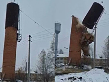В Приамурье снесли опасную водонапорную башню