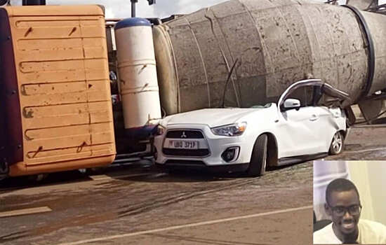 Бетономешалка перевернулась и не оставила шансов на спасение владельцу легковушки