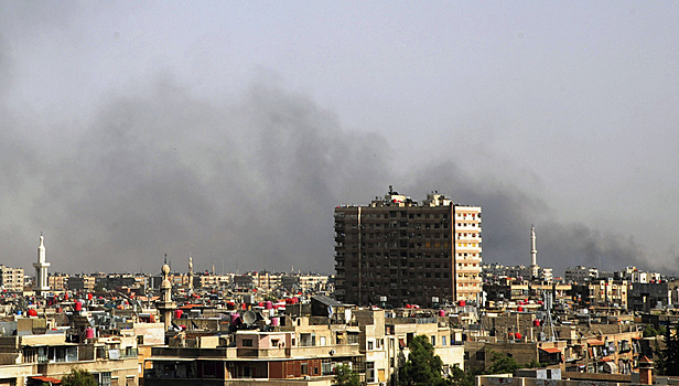У посольства Ливии в Дамаске прогремел взрыв