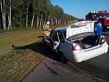 На трассе Орёл-Тамбов не разъехались два автомобиля