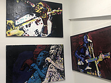 В Женеве открылась выставка картин российской художницы, посвященная джазу