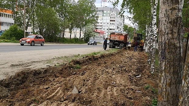 Началась подготовка к ремонту дороги на ул. Гагарина в Вологде