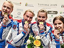 Женская юниорская сборная России по сабле стала чемпионом мира третий раз подряд