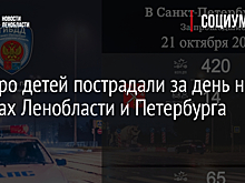 Четверо детей пострадали за день на дорогах Ленобласти и Петербурга