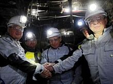 Врио губернатора Кемеровской области Сергей Цивилев спустился в шахту