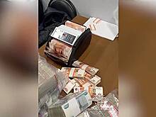 Набитый деньгами черный чемодан из сгоревшей почты в российском регионе попал на видео