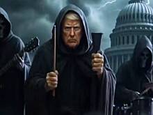 Трамп опубликовал видеоролик, где он с Вэнсом играет в рок-группе