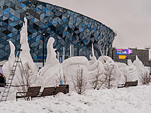 В Новосибирске началась подготовка к фестивалю снежных скульптур-2025