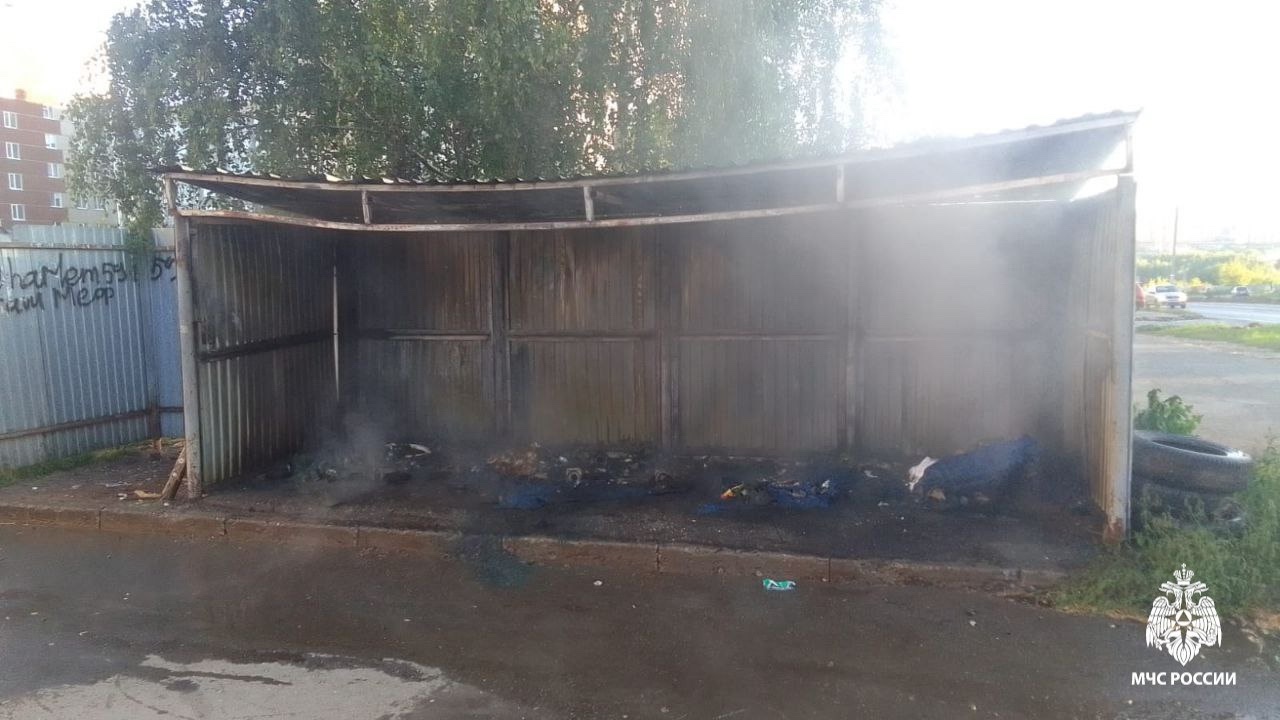 В Удмуртии всё чаще горят мусорные площадки