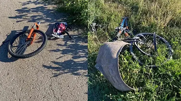 Появились фото и видео с места ДТП под Самарой, где 13 августа насмерть сбили мальчика-велосипедиста