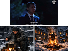 «Жечь тебя будем, чучело»: как сцена из сериала Зеленского стала пророчеством для замерзающего Киева