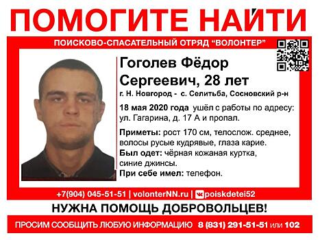 28-летний Федор Гоголев пропал в Нижнем Новгороде