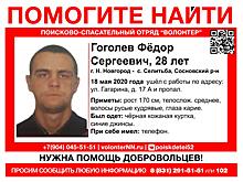 28-летний Федор Гоголев пропал в Нижнем Новгороде
