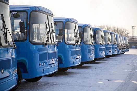 Партия почти из 20 новых автобусов поступила в Кузбасс
