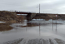 Две автодороги затопило в Коченевском районе из-за паводка