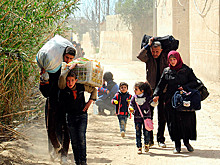 Россияне обеспечили питанием более 10 тыс. сирийцев