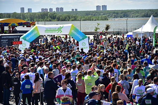 «Зеленый марафон» собрал несколько тысяч человек в Новосибирске
