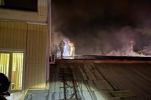 В липецком городе Грязи загорелся дом культуры