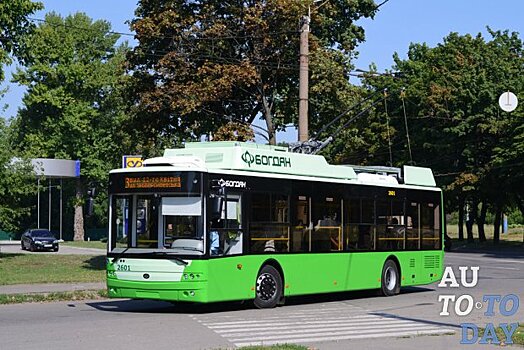 Харьков получил очередную партию современных троллейбусов Богдан Т70117