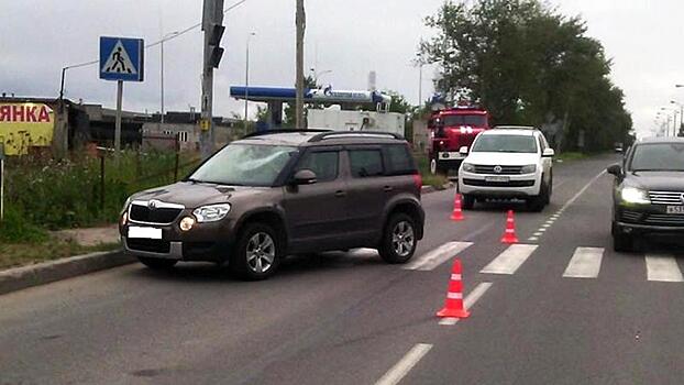 Пешеход попал под колеса иномарки в Череповце