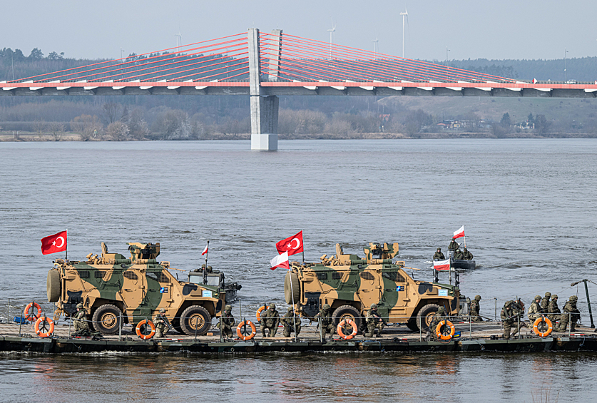 во время совместных военных учений НАТО Dragon-24