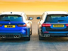 «Заряженные» универсалы BMW и Mercedes-AMG потягались в разгонной динамике