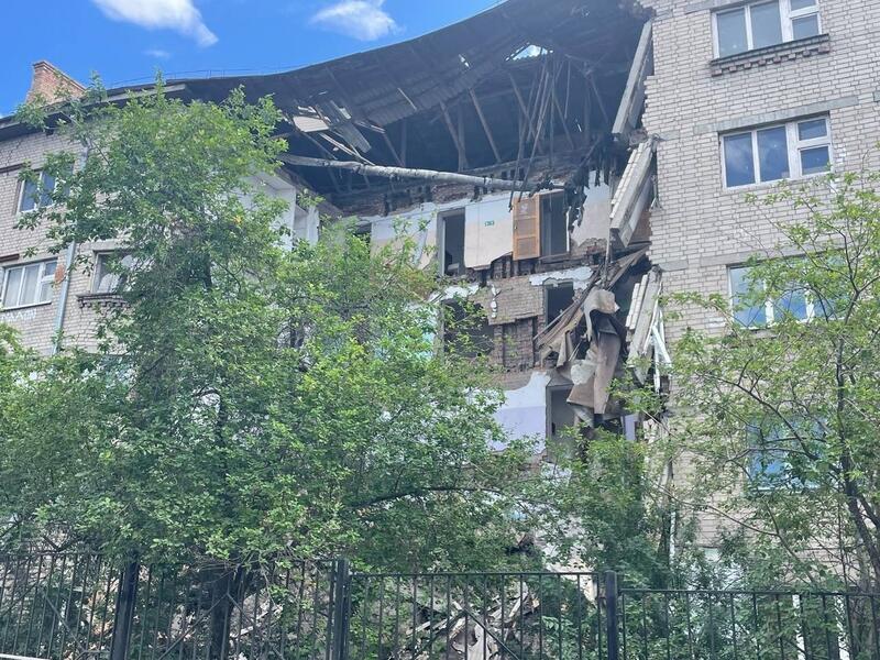 В Чите планируют разобрать рухнувшее общежитие техникума