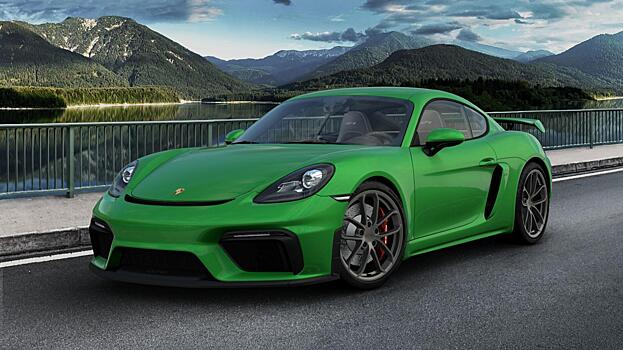 Porsche Cayman GT4 теперь оснащается подрулевыми переключателями передач