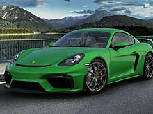 Porsche Cayman GT4 теперь оснащается подрулевыми переключателями передач