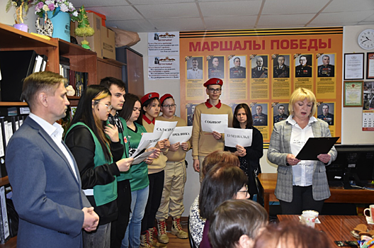 Активисты Молодежной палаты Новофедоровсокго встретились с узниками концлагерей