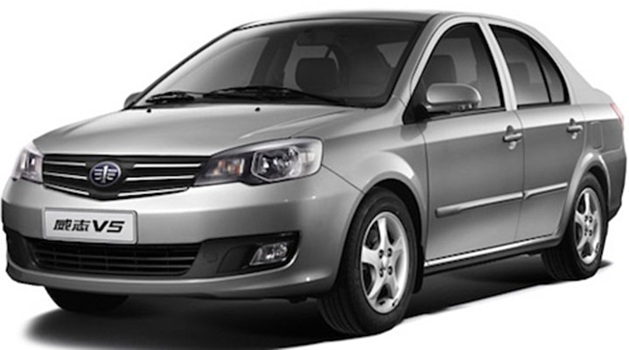 В Китае стартовали продажи седана FAW V5