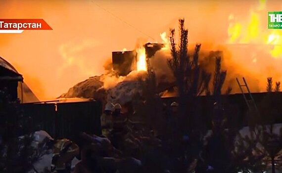 За первую неделю 2024 года в Татарстане произошел 71 пожар — видео