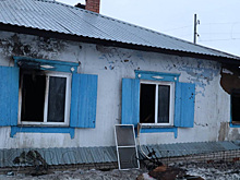 В одном из курганских бараков сгорели две квартиры