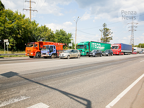 На трассе М5 до конца недели изменят схему движения в районе ТЦ «Мега-Пенза»
