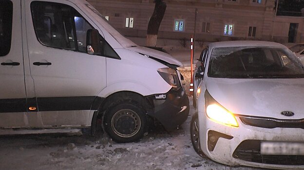 В Пензе в ДТП с маршруткой пострадали две девочки