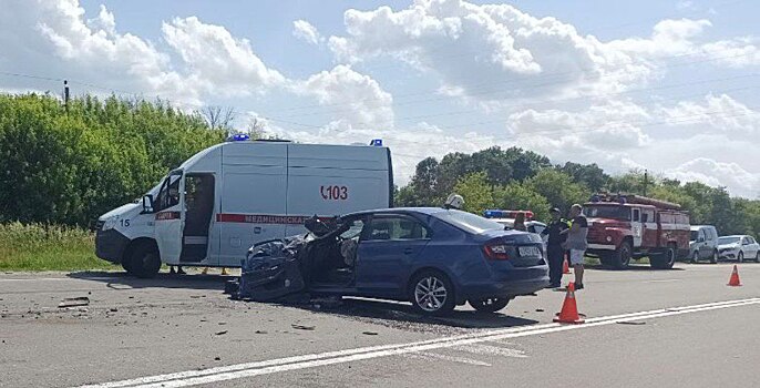 В Курской области 66-летний автомобилист получил травмы в ДТП