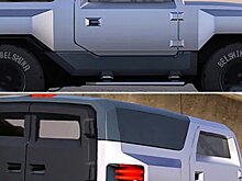 В Сети показали конкурента Tesla Cubertruck — броневик УАЗ Armor