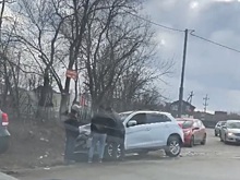 На дороге Солнечный-Юбилейный разбились две иномарки