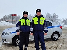 Волгоградские полицейские помогли женщине во время снежной пурги