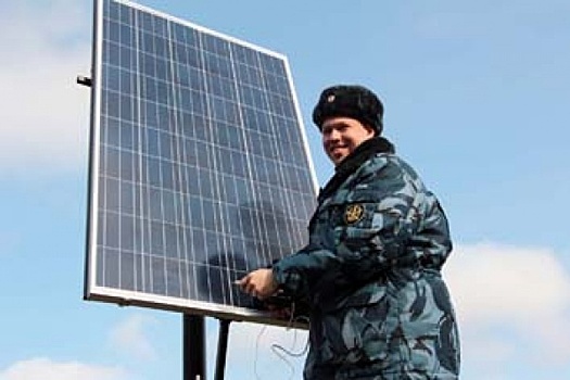 На стрельбище марийского УФСИН появилась солнечная электростанция