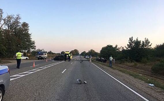 В ДТП под Краснодаром в Курганинском районе погибли пять человек