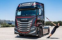 Iveco представила грузовик с тренажерным залом в кабине