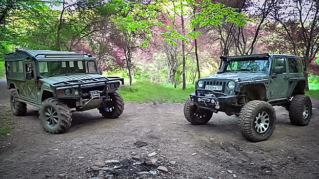 Битва в камнях: японский "Хаммер" против заряженного Jeep