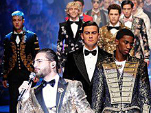 Дети звезд на подиуме Dolce&Gabbana