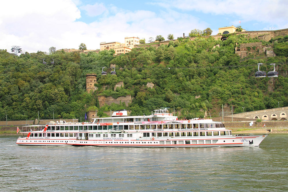 Теплоход MS Wappen von Köln, Кёльн, Германия, Европа