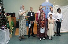 Ребята из Воскресной школы выступили с Рождественским концертом в отделении социальной реабилитации детей